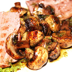 Шампиньоны на гриле