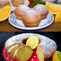 Апельсиновый кекс