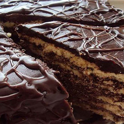 Торт на кефире “Черный принц”