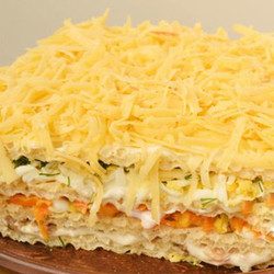 Селедочный торт