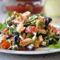 Салат из фасоли «Остренький»