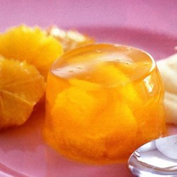 Апельсиновое желе с финиками