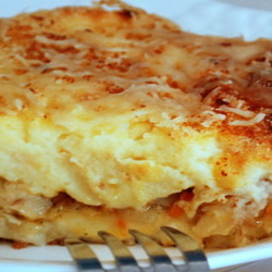 Рыбная запеканка с картофелем