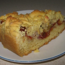 Песочный пирог со сливами