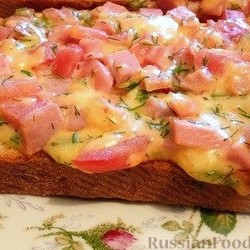 Горячие бутерброды (мини-пиццы) на RussianFood.com