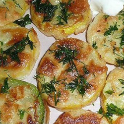 Кабачки в чесночном кляре