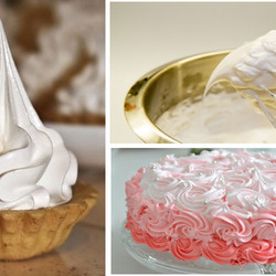 Белковый заварной крем для торта