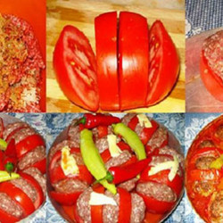 Запеченные помидоры с фаршем по-арабски. Блюдо, которое станет фаворитом на твоем праздничном столе!