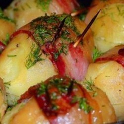 Картофель запеченный в беконе