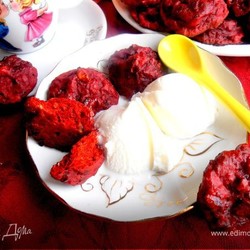 Печенье из свеклы c рехами