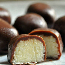 Творожные шарики в шоколаде