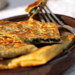 Вкусные сырные лепешки с ветчиной за 5 минут