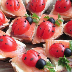 12 оригинальных идей для украшения закусок