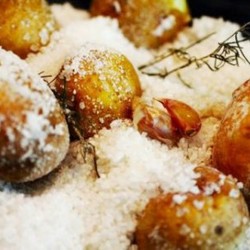 ДШ - Картофель, запеченный в соли с чесноком и розмарином
