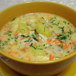 СЫРНЫЙ СУП С КУРИНЫМ ФИЛЕ