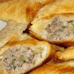 СЛОЁНОЕ ТЕСТО + МЯСНАЯ НАЧИНКА