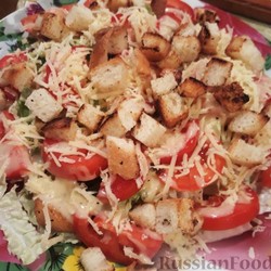 ПЕК.КАП + КУРИЦА, ПОМИД, СЫР, ХЛЕБ