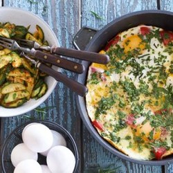 Жареный сулугуни с яйцами, пошаговый рецепт с фото