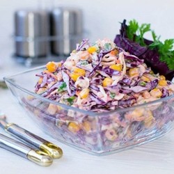 Легкий салат на ужин "Коулслоу"