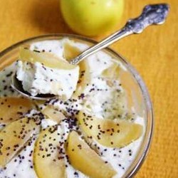 Тв. зап. с яблоком, медом и маком