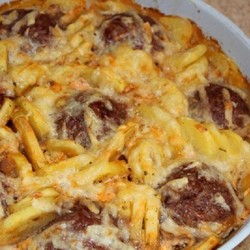 Блюдо из фарша на скорую руку