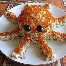 Салат Осьминог