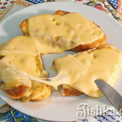 Гренки с сыром
