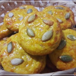 Тыквенно-сырное печенье