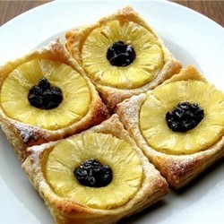 Слойка Подсолнух с анананасовым кольцом