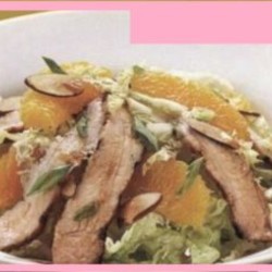Салат из мяса свинины, апельсинов и китайской капусты — Ленивая кухарка