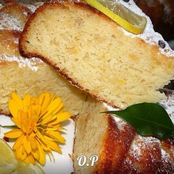 Пирог на кефире с лимоном