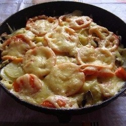 Простая овощная запеканка