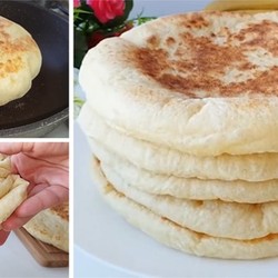 Турецкий хлeб базлама на кефире