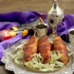 Куриные кебабы в горчичной глазури