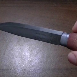 Оксидирование ножа в лимонной кислоте