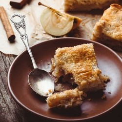 Насыпной яблочный пирог