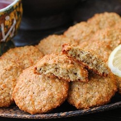 Овсяное печенье с лимоном