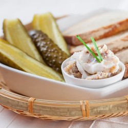 Закуска на основе смальца