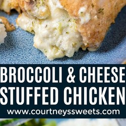 Broccoli and Cheese Stuffed Chicken Thighs | Grace Kitchen