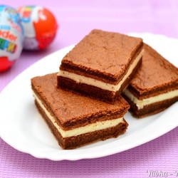 Пирожное киндер милк слайс рецепт с фото, пошаговый рецепт приготовления пирожного "Kinder Milk-Slice"