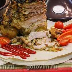 Куриный кебаб в духовке. Рецепт с фото