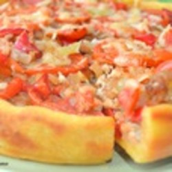 Деревенский пирог из картофельного теста