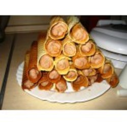 Вафли "Марсельские" с какао-кремом