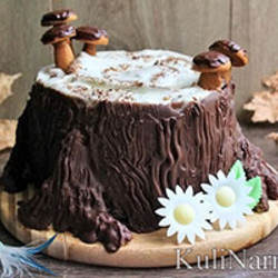 Торт «Трухлявый пень» пошаговый рецепт с фото