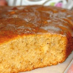 Постный пирог с бананом