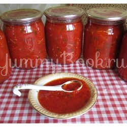 Томатный соус с болгарским перцем на зиму - простой и вкусный рецепт с пошаговыми фото