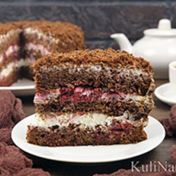 Торт «Черный принц» на кефире рецепт