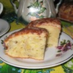 Банановый пирог со сметанным кремом