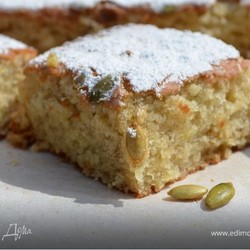 Бананово-медовый кекс .