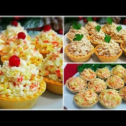 ✔️3 КРУТЫЕ Начинки для ТАРТАЛЕТОК на Новый Год 2019